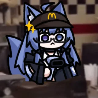 🍟 emoji 神山乾月 @zhaxia_cn Telegram sticker 7 of 16