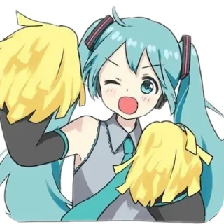 👄 emoji Miku Telegram sticker 24 of 60