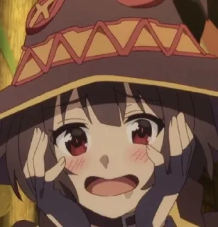 🍙 emoji Megumin - @Animecouplegallery Telegram sticker 5 of 25