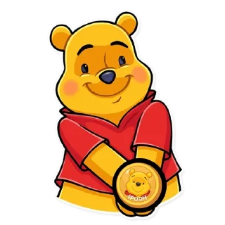 ❤️ emoji $POOH🍯 Telegram sticker 7 of 7