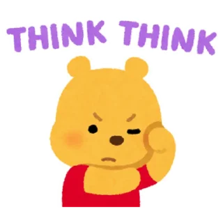 🤔 emoji Winnie The Pooh @eemojicombos Telegram sticker 15 of 40