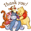 Sticker from Pooh & Friends