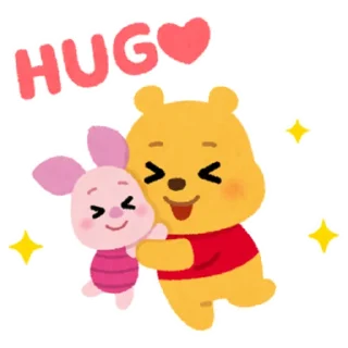😆 emoji Winnie The Pooh @eemojicombos Telegram sticker 5 of 40