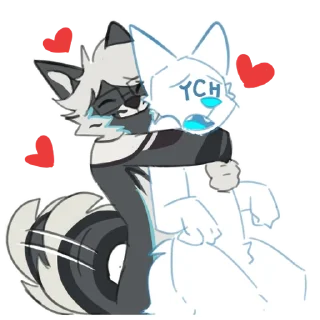 🤗 emoji Mike Fluffles [@Fluffy_Oreo] Telegram sticker 15 of 31