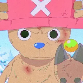 Sticker from tony tony chopper , @catboiis