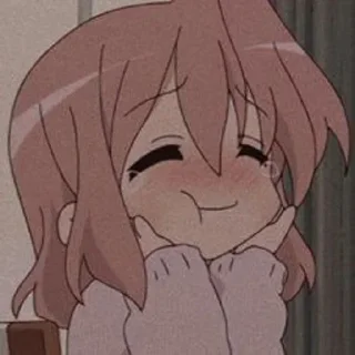 ☺️ emoji Aesthetic anime // @Animes_Sticker Telegram sticker 18 of 68