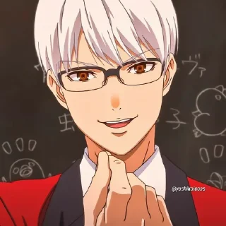 Sticker from Kekegurui @animecuteth