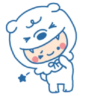 😉 emoji Ookami Bouya | @cutestickers4you Telegram sticker 7 of 40