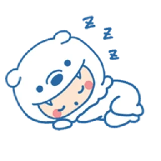 😴 emoji Ookami Bouya | @cutestickers4you Telegram sticker 24 of 40