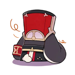 😓 emoji 崩壞 - 星穹鐵道：帕姆 Telegram sticker 10 of 33
