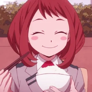 🎀 emoji Uraraka Ochako — @StickerAnimesp Telegram sticker 19 of 20