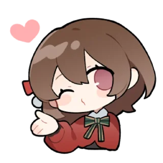 😘 emoji 桌面少女 @zhaxia_cn Telegram sticker 10 of 16