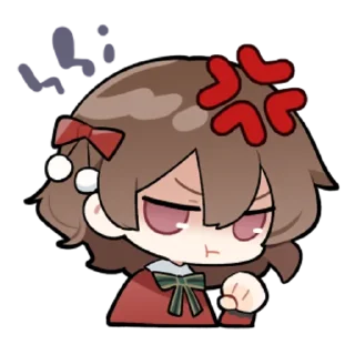😡 emoji 桌面少女 @zhaxia_cn Telegram sticker 12 of 16
