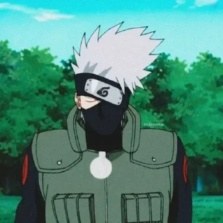 😌 emoji KAKASHI Telegram sticker 18 of 22