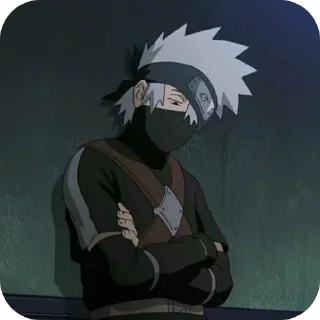 👍 emoji KAKASHI Telegram sticker 8 of 22