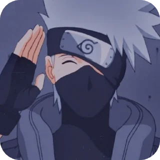 ✋ emoji KAKASHI Telegram sticker 14 of 22