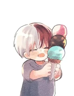 ❄ emoji Todoroki Telegram sticker 17 of 33