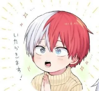 ❄ emoji Todoroki Telegram sticker 14 of 33