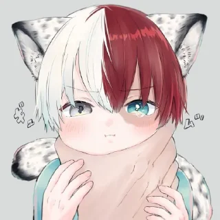 ❄ emoji Todoroki Telegram sticker 6 of 33