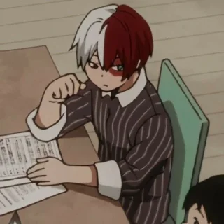 🥢 emoji todoroki Telegram sticker 19 of 24