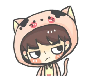 😒 emoji OH KITTEN & PUPPY B @bistic Telegram sticker 1 of 40