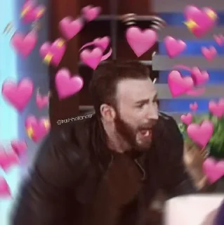 🫵 emoji chris evans @mostlytop Telegram sticker 17 of 35