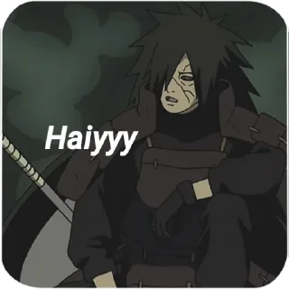 🤨 emoji Madara uchiha 😈 Telegram sticker 5 of 55