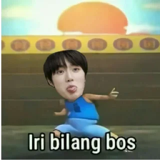 😛 emoji Bujang tieksti Telegram sticker 5 of 31