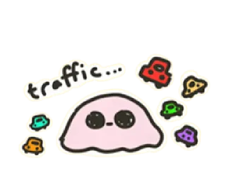 🥴 emoji jellyfish little life | @cutestickers4you Telegram sticker 17 of 33
