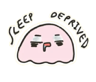 🥱 emoji jellyfish little life | @cutestickers4you Telegram sticker 10 of 33