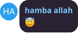 😇 emoji hamba allah Telegram sticker 7 of 9