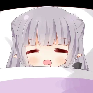 😴 emoji 有栖姬月 @rengeSticker Telegram sticker 9 of 15