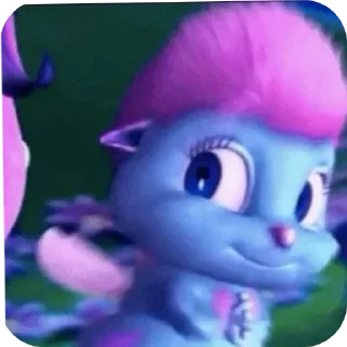 Sticker from bibble's cute face