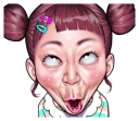 😯 emoji Cute face of children Telegram sticker 1 of 31