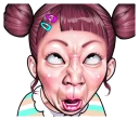 😟 emoji Cute face of children Telegram sticker 5 of 31