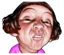 😁 emoji Cute face of children Telegram sticker 19 of 31