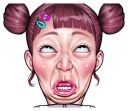😁 emoji Cute face of children Telegram sticker 2 of 31