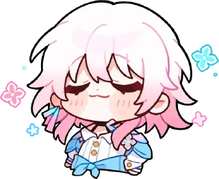 😎 emoji Март 7 | @honkaistarrailofficial Telegram sticker 8 of 16