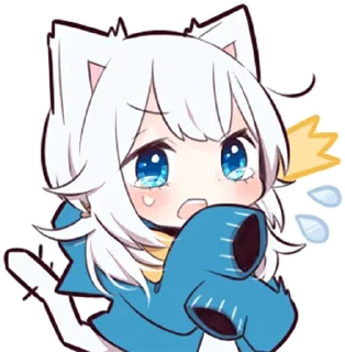 😱 emoji 刺猬哭哭 Telegram sticker 6 of 9