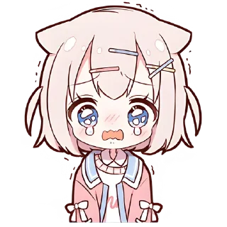 😢 emoji 哭哭和玉玉 Telegram sticker 21 of 47