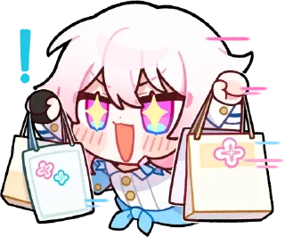 🤩 emoji Март 7 | @honkaistarrailofficial Telegram sticker 1 of 16