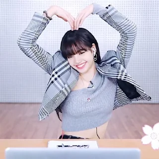 💗 emoji Lisa •|| @lovelyrain0 🎀 Telegram sticker 21 of 35