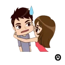 😰 emoji You & Me Telegram sticker 23 of 120