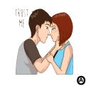 😅 emoji You & Me Telegram sticker 10 of 120