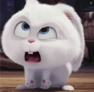 Sticker from snowball