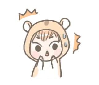 ❤️ emoji Hamster Baby @bistic Telegram sticker 13 of 40