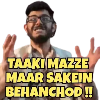 😉 emoji Carryminati Sticker 3 Telegram sticker 13 of 30