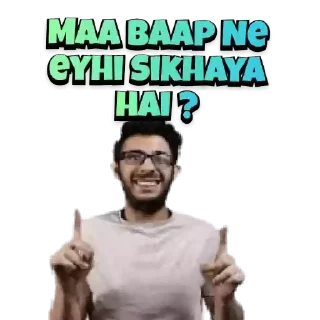 ☺️ emoji Carryminati Sticker 3 Telegram sticker 22 of 30