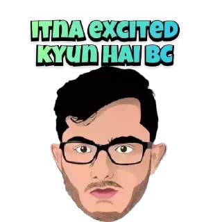 😄 emoji Carryminati Sticker 3 Telegram sticker 20 of 30