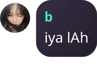 Sticker from b